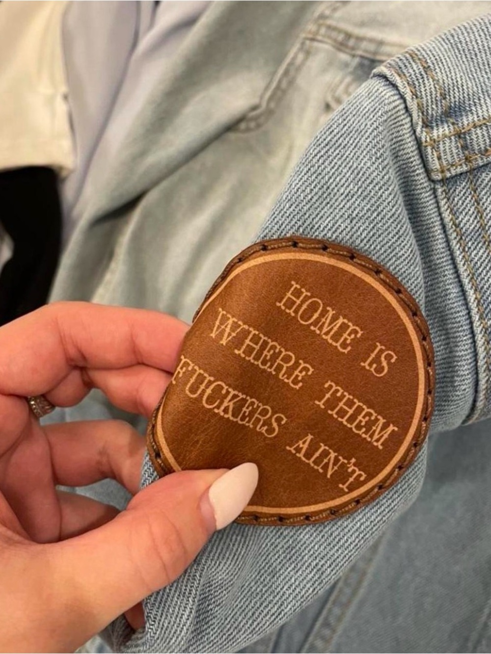 Patched Denim Jacket - Picture 3 of 4